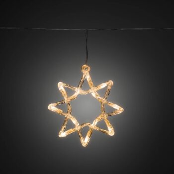 LED rozprávkové svetlá 8-ramenné hviezdy