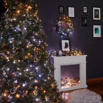 LED rozprávkové svetlá Twinkly CCT, 250 fl. 20 m čierna