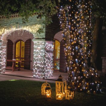 LED rozprávkové svetlá Twinkly CCT, 250 fl. 20 m čierna