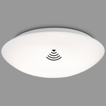 LED senzorové stropné svietidlo Elipso IP44 4 000K Ø28cm