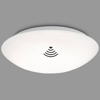 LED senzorové stropné svietidlo Elipso IP44 4 000K Ø38cm