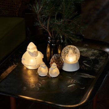 LED snehová guľa Santa s efektom sneženia