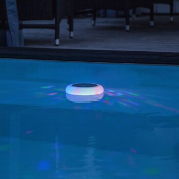 LED solárna bazénová lampa Pool Light, teplá biela