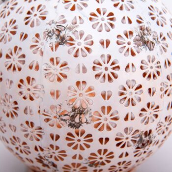 LED solárna lampa 52854, biela, kov, 20 cm, IP44, sada 2 ks