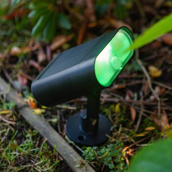 LED solárna lampa Ginbo na stenu a podlahu