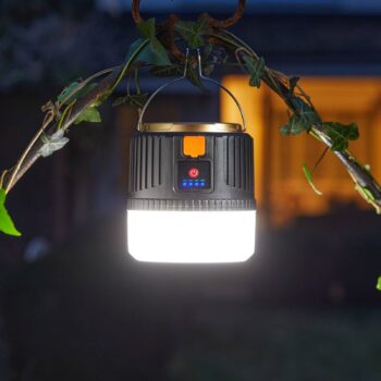 LED solárna lampa Multi 300L univerzálna diaľkové ovládanie USB IP44