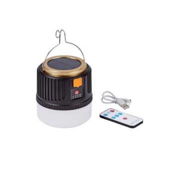 LED solárna lampa Multi 300L univerzálna diaľkové ovládanie USB IP44