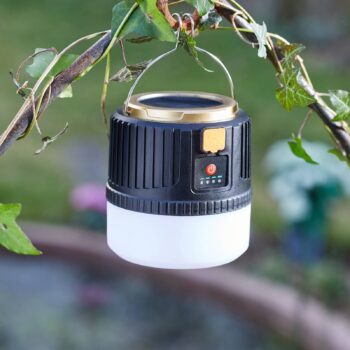 LED solárna lampa Multi 300L univerzálna diaľkové ovládanie USB IP44