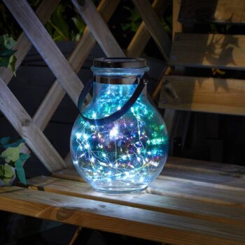 LED solárna lucerna Firefly Opal, sada 2 ks, IP44