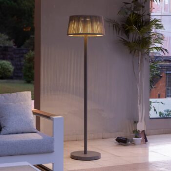LED solárna stojacia lampa Rop&Strip, výškovo nastaviteľná, 500 lm