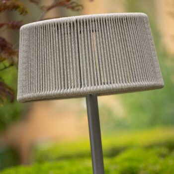 LED solárna stojacia lampa Rop&Strip, výškovo nastaviteľná, 500 lm