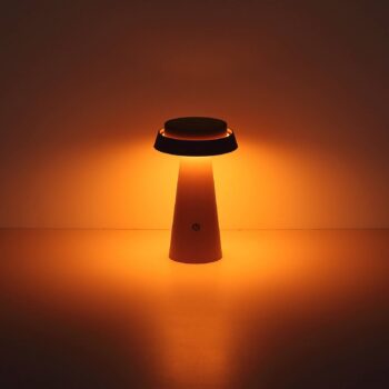 LED solárna stolná lampa 36624, biela, dobíjateľná batéria, CCT, IP54,