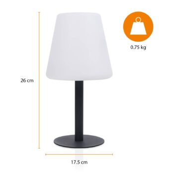 LED solárna stolová lampa OSL-50012 s dobíjacou batériou a USB káblom