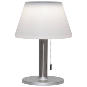 LED solárna stolová lampa Solia s ťahovým spínačom