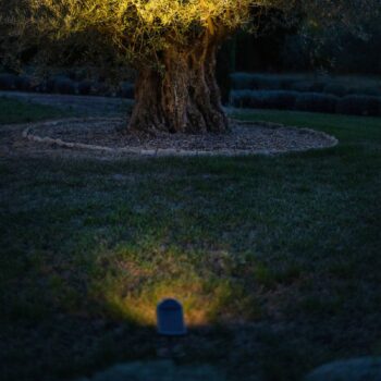 LED solárne bodové svetlá OJE, sivé, stmievateľné, senzor denného svetla,