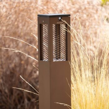 LED solárne cestné svetlo Tradition Sensor Corten 90cm