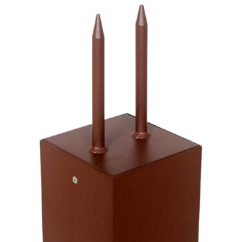 LED solárne cestné svetlo Tradition Sensor Corten 90cm