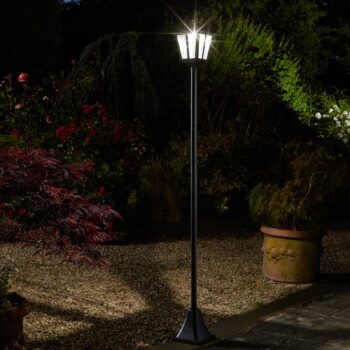 LED solárne stožiarové svietidlo Whitehall 365, IP44