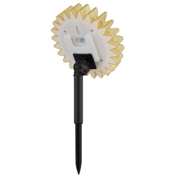 LED solárne svetlo 33598 Slnečnica Ø 13 cm, žltá, plast