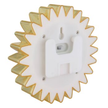 LED solárne svetlo 33598 Slnečnica Ø 13 cm, žltá, plast