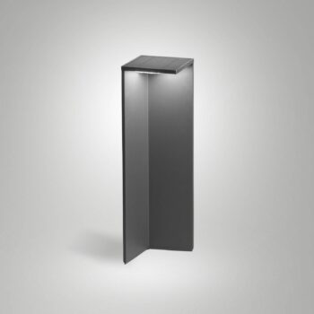 LED solárne svietidlo Fold, tmavošedá, snímač pohybu, IP54