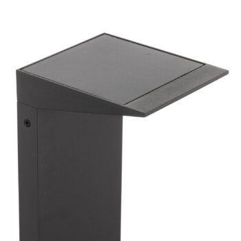 LED solárne svietidlo Soleil, antracitová, kov, IP54, senzor