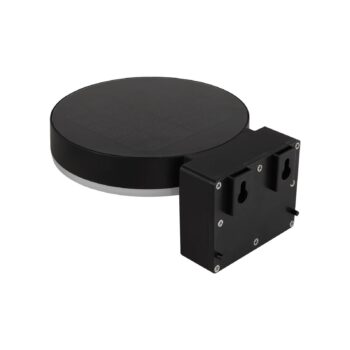 LED solárne vonkajšie nástenné svietidlo 36507 čierne, senzor, plast