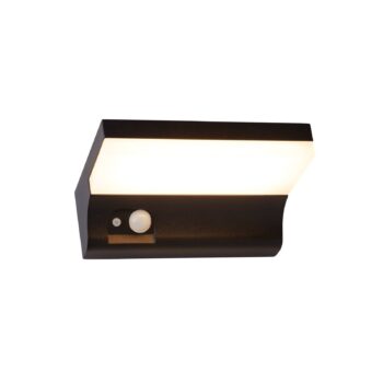 LED solárne vonkajšie nástenné svietidlo 67417BK
