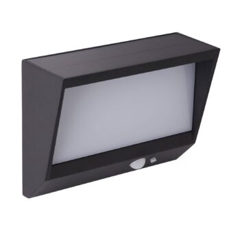 LED solárne vonkajšie nástenné svietidlo 67418BK