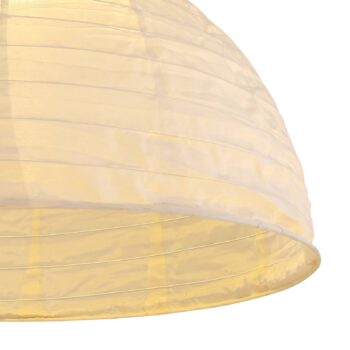 LED solárne závesné svietidlo 33982, biela, ľan, plast