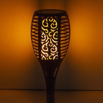 LED solárne zemné svetlo 33077 Baterka, čierna, plastová