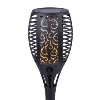 LED solárne zemné svetlo 33077 Baterka, čierna, plastová