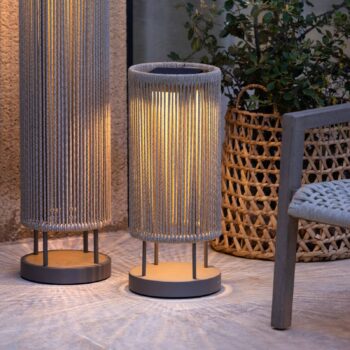 LED solárne zemné svetlo Rop&Strip Výška 58 cm, 3000 K, 500 lm