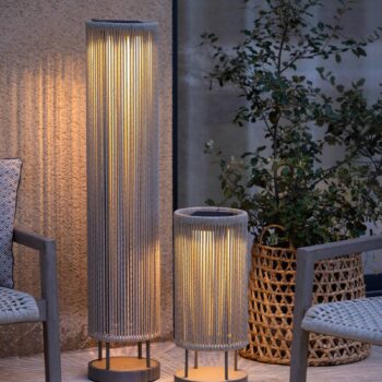 LED solárne zemné svetlo Rop&Výška pásu 120 cm, 3000 K, 500 lm