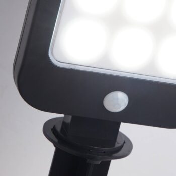 LED solárne zemné svetlo s hrotom 67424BK-PIR, detektor pohybu, 36 cm