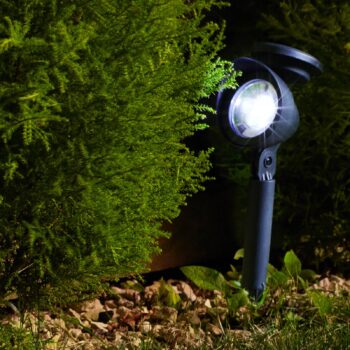 LED solárne zemné svietidlá Prima, sada 4 ks, IP44