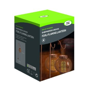 LED solárny zemný kolík Forli, efekt plameňa, sada 2 ks, 93 cm, IP44