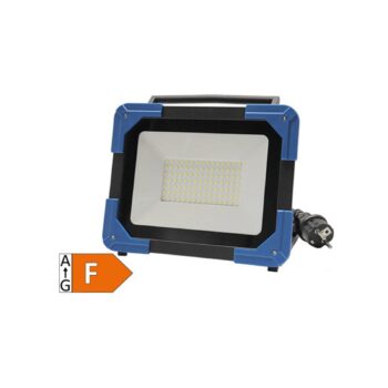 LED stavebný reflektor Ledar 6 500 K 120° čierna 75 W