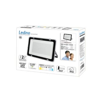 LED stavebný reflektor Oberbilk, 4 000K, 400W