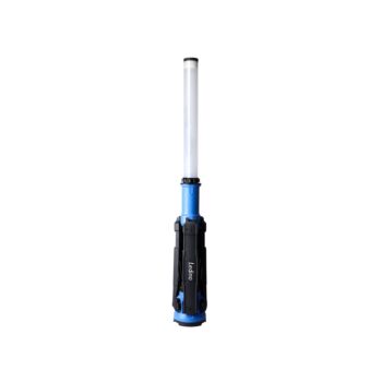 LED stĺp Rath 360° modrá/čierna 6 500 K 90 W