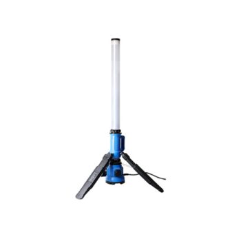 LED stĺp Rath 360° modrá/čierna 6 500 K 90 W