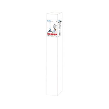 LED stĺp Rath 360° modrá/čierna 6 500 K 90 W