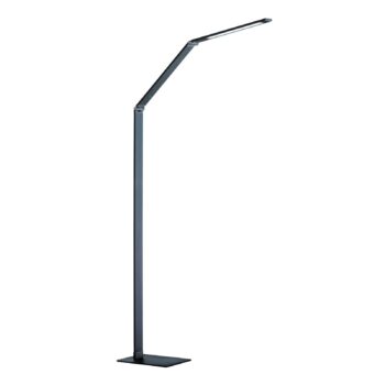 LED stojaca lampa Geri s senzorom CCT antracitová