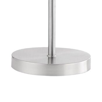 LED stojacia lampa Dawda so stmievačom, oceľ