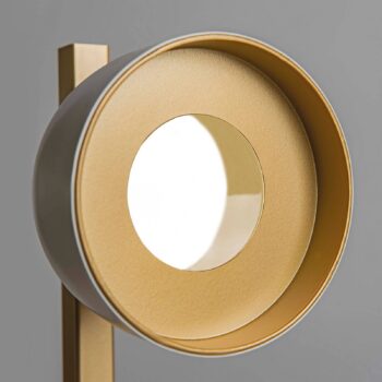 LED stojacia lampa Dome biela