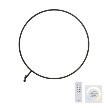LED stojacia lampa Hula CCT s diaľkovým ovládaním Ø 80 cm