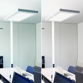 LED stojacia lampa Lavigo Core DPS 12500/840/R/G1, biela, senzor