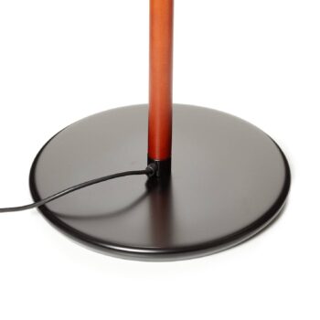 LED stojacia lampa Lib V, čierna