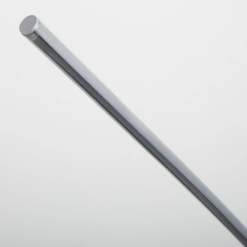 LED stojacia lampa Lindby Danua, strieborná, kov, výška 200 cm