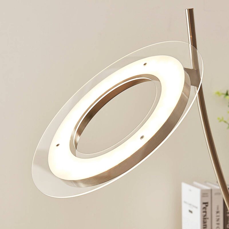 LED stojacia lampa Lindby Darion, sivá, kov, stmievateľná, 180 cm LED stojacia lampa Lindby Darion, sivá, kov, stmievateľná, 180 cm